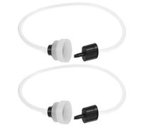 CANIGHT Tubos de Vacío 2 Piezas Manguera Flexible para Sellador Diseño Versátil para Envasado de Alimentos en Cocina Profesional y Hogar