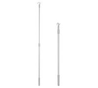 CANIGHT Varilla Telescópica de Aleación de Aluminio 60 Cm para Persianas Verticales, Pieza de Repuesto para Cortinas, Barra Resistente para Control E Inclinación en Ventanas