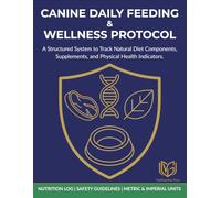 Canine Daily Feeding & Wellness Protocol: A Structured System to Track Natural Diet Components, Supplements, and Physical Health Indicators.