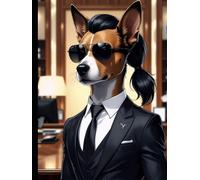 Canine Executive - Lined Notebook: The official place for brilliant and irreverent ideas, perfect for students and pet lovers