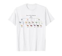 Canine Family Old Tree Wolves Foxes Dogs Ancestry Biology Camiseta