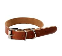 Canine Neckband - Rolled Hides Strap, Quick Release Clasp, 18inch Handmade Fashion Pet Gear | Puppy Adult Oversize Fit Security Band, Outdoor Walking Control Leashes Alternative