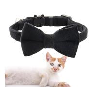 Canine Neckwear - Companion Collar Ornament, 28x1x0.5cm Feline Necklace for Special Occasion, Adjustable Band with Detachable Bell, Pet Fashion, Charming Collar for Daily Walks and Holiday Trips