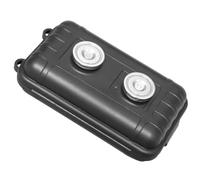 CANIPHA Magnet Key Holder Under Car, Hide A Key Magnet Car Key Holder Key Hider, Funda Impermeable Oculta para Llaves de Coche para Viajes al Aire Libre, Caja magn¨¦Tica para Llaves(Negro)