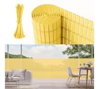 Canisse - Brisa de PVC resistente a los rayos UV y a las temperies de fijación con abrazaderas incluidas, 193 x 300 cm, reforzada con 3 listones de valla de privacidad para jardín, balcón y piscina,