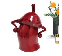 Canister con actitud | Tarro de cerámica grande con tapa, lindos tarros de té de café de almacenamiento descarado para cartuchos divertidos tarros de comida descarada para el almacenamiento de