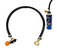 Canister Refill Adapter - Portable Charging Valve | Tank Inflating Accessories | Refill Charging Connector for Camping Hiking Barbecue, Outdoor Cartridge-Type Inflation Device, German/Eastern European