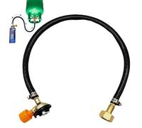 Canister Refill Adapter - Portable Charging Valve, Tank Inflating Accessories with Easy Connect, Camping Gas Cylinder Connector, Outdoor BBQ Tool, Refill Connector with Fit Quick for Hiking Barbecue