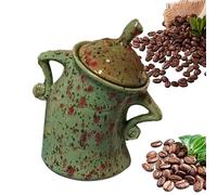 Canister with Attitude,Food Jars & Canisters with Airtight Lid - Desktop Creative Akimbo Cup Ornament, Jars for Kitchen Storage, Coffee, Tea, Sugar