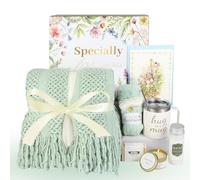 CANIYA Regalos de cuidado personal Get Well Soon, regalos de cumpleaños para mujeres, regalos de spa relajantes, paquete de cuidado con manta de lujo, regalos de condolencias para mamá, amiga, esposa