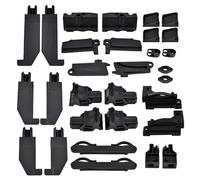 CANJPTON Kit de reparación de capota compatible con Fiat 500 C Cabrio 30 piezas guías techo Tettino 500C