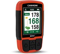 CANMORE HG200 GPS para Golf - Pantalla a Todo Color Resistente al Agua con más de 41.000 Datos Esenciales de Campos de Golf y Hoja de puntuación - Campos gratuitos en Todo el Mundo, Naranja