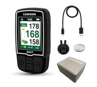 CANMORE HG200 PRO Dispositivo de golf GPS de mano, más de 41,000 cursos precargados en todo el mundo, chip IC mejorado, cable de carga micro USB, negro