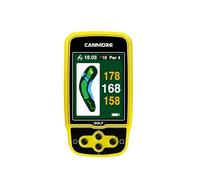CANMORE HG500 Golf GPS - Pantalla a Color Extra Grande fácil de Leer, Mapa de Campo precargado de 41.000 Campos en Todo el Mundo, Forma del Verde y la Calle (Amarillo)