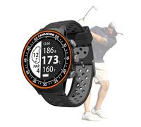 CANMORE TW411 - Reloj GPS de golf con rastreador de fitness, más de 41,000 cursos mundiales precargados, chip IC mejorado, naranja