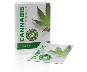 CANNABIS LUBRICANT LUBE SACHETS 6 x 4ml Cobeco Water Based Basado en agua