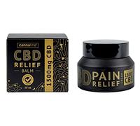 CANNALINE® Crema Contra Dolor Relief VEGANA con 1500mgCBD - 100% Natural para Hombres y Mujeres 50 ml Efecto Instantáneo
