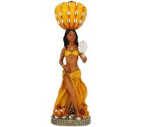 Cannan Orisha Ochun 30.5 cm Con Calabaza Alcancía de Oshún Considerado uno de los más poderosos de todos los Orishas Religion Yoruba Oshún con alcancía, amarillo