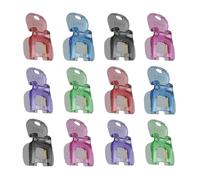 Canned Drink Opener, Ring Lifter Manual Can Opener 1.97 inches, 12 Pieces, Hand Protector Multi-Purpose Bottle Pull Tab Tool for Restaurant, Party, Bar, Camping, Home Use