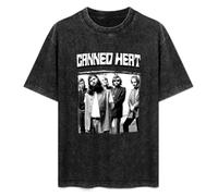 Canned Heat Kawaii Men Black T-Shirt Print Unisex Cotton tee Shirt M