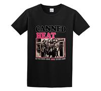 Canned Heat On The Road Again Men's T-Shirt Unisex Black Cotton Print tee Shirts S