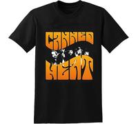 Canned Heat Simple Fashion Unisex 100% Cotton Short-Sleeve T-Shirts Black S