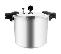 Canner de presión de 22 L con manómetro y peso de presión de 15 psi, puede esterilizador con base de aleación compatible para inducción y cocinas de gas para conservas