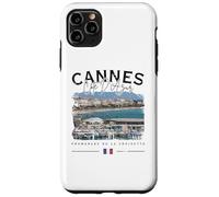 Cannes Costa Azul Croisette Riviera Francesa Bandera Francia Carcasa para iPhone 11 Pro MAX