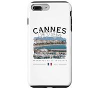 Cannes Costa Azul Croisette Riviera Francesa Bandera Francia Carcasa para iPhone 7 Plus/8 Plus