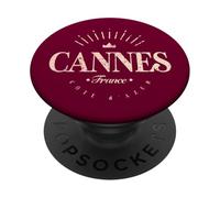 Cannes Costa Azul Francia | Cannes France Modern PopSockets PopGrip Adhesivo