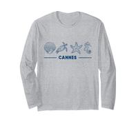 Cannes Costa Azul Riviera Francesa Mar Animales Marinos Manga Larga