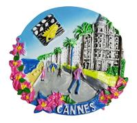 Cannes France - Imán decorativo 3D para nevera