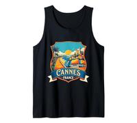 Cannes Francia Viaje Souvenir City Gift Camiseta sin Mangas