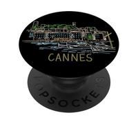 Cannes Francia Viaje Souvenir Historic City Monumento Regalo PopSockets PopGrip Adhesivo