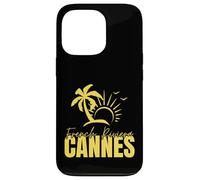 Cannes Riviera Francesa Costa Azul Francia Sailing Marina Carcasa para iPhone 13 Pro