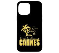 Cannes Riviera Francesa Costa Azul Francia Sailing Marina Carcasa para iPhone 13 Pro Max
