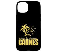 Cannes Riviera Francesa Costa Azul Francia Sailing Marina Carcasa para iPhone 15 Plus