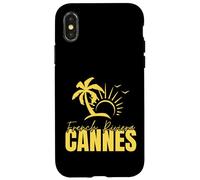Cannes Riviera Francesa Costa Azul Francia Sailing Marina Carcasa para iPhone X/XS