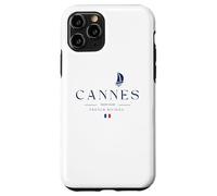 Cannes Riviera Francesa Yacht Club Costa Azul Vela Francia Carcasa para iPhone 11 Pro