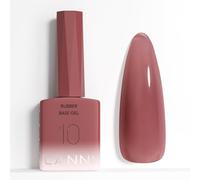 CANNI Base Rubber para Esmalte de Uñas en Gel Semipermanente | transparente Marrón Soak Off Autonivelante Base Flexible Refuerza Uñas Naturales Reparación Nail Art Manicura DIY