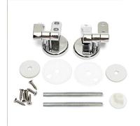 Canni di sedile del gabinete in acciaio inossidabile - kit montaggio resistente alla ruggine regolabile, hardware perno ricambio | Set per il bagno pesante, soluzione cerniera coperchio un