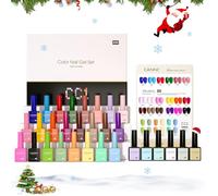 CANNI Esmalte de Uñas en Gel Semipermanente 24 Colores Gel Nail Polish | Top Coat Base Coat Mate Primer y Deshidratador Reforzar Gel xtensión Refuerzo Natural CC1