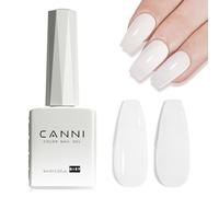 CANNI Esmalte en gel semipermanente transparente Jelly Lechoso naturales Gel Nail Polish 9ml Pintauñas Semipermanentes Apto Para Principiantes Manicura