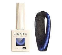 CANNI Esmaltes Semipermanentes de Uñas en Gel Ojo de Gato Brillante galaxia azul oscuro Cat Eye Gel Polish Pintauñas Semipermanentes Apto Para Principiantes Manicura 9ml