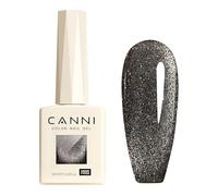CANNI Esmaltes Semipermanentes de Uñas en Gel Ojo de Gato Galaxia negra brillante Cat Eye Gel Polish Pintauñas Semipermanentes Apto Para Principiantes Manicura 9ml