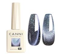 CANNI Esmaltes Semipermanentes de Uñas en Gel Ojo de Gato Galaxia púrpura brillante Cat Eye Gel Polish Pintauñas Semipermanentes Apto Para Principiantes Manicura 9ml