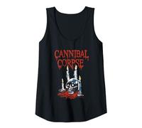 Cannibal Corpse - Mercancía Oficial - Velas rituales Camiseta sin Mangas, Mujer, Negro, M