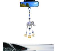 - Canno Amuleto Azul Turco | Glass Evil Eye Wind Chimes Decoration BLU Evvil Eyye Wall Y Coche Suspendido Decoración para Protección Interior Al Aire Libre Equilibrio Espiritual