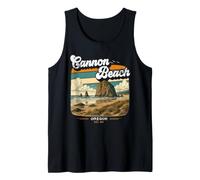 Cannon Beach Oregon Viaje Familiar Costa del Pacífico Viajes Camiseta sin Mangas