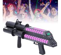 Cannon Confetti Machine Lanciatore di coriandoli, pistola per fuochi d'artificio elettronica, luci a LED, pistola per fuochi d'artificio, distanza del getto 8-10 cm, bar, concerti, matrimoni, feste